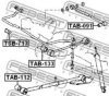 FEBEST TAB-112 Control Arm-/Trailing Arm Bush